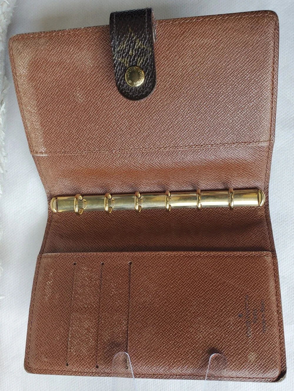 Louis Vuitton Brown Monogram Canvas Agenda Cover - Picture 11 of 16